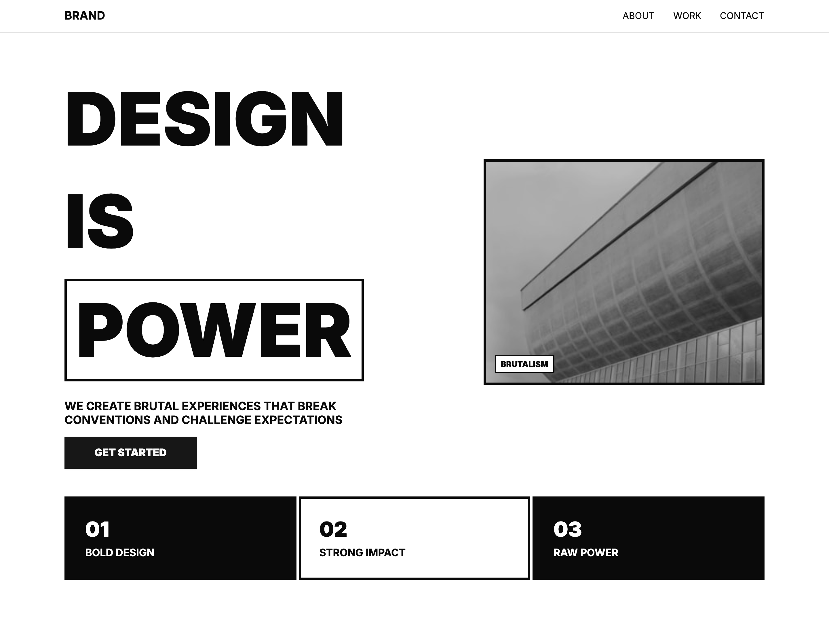 Design Power Landing Page