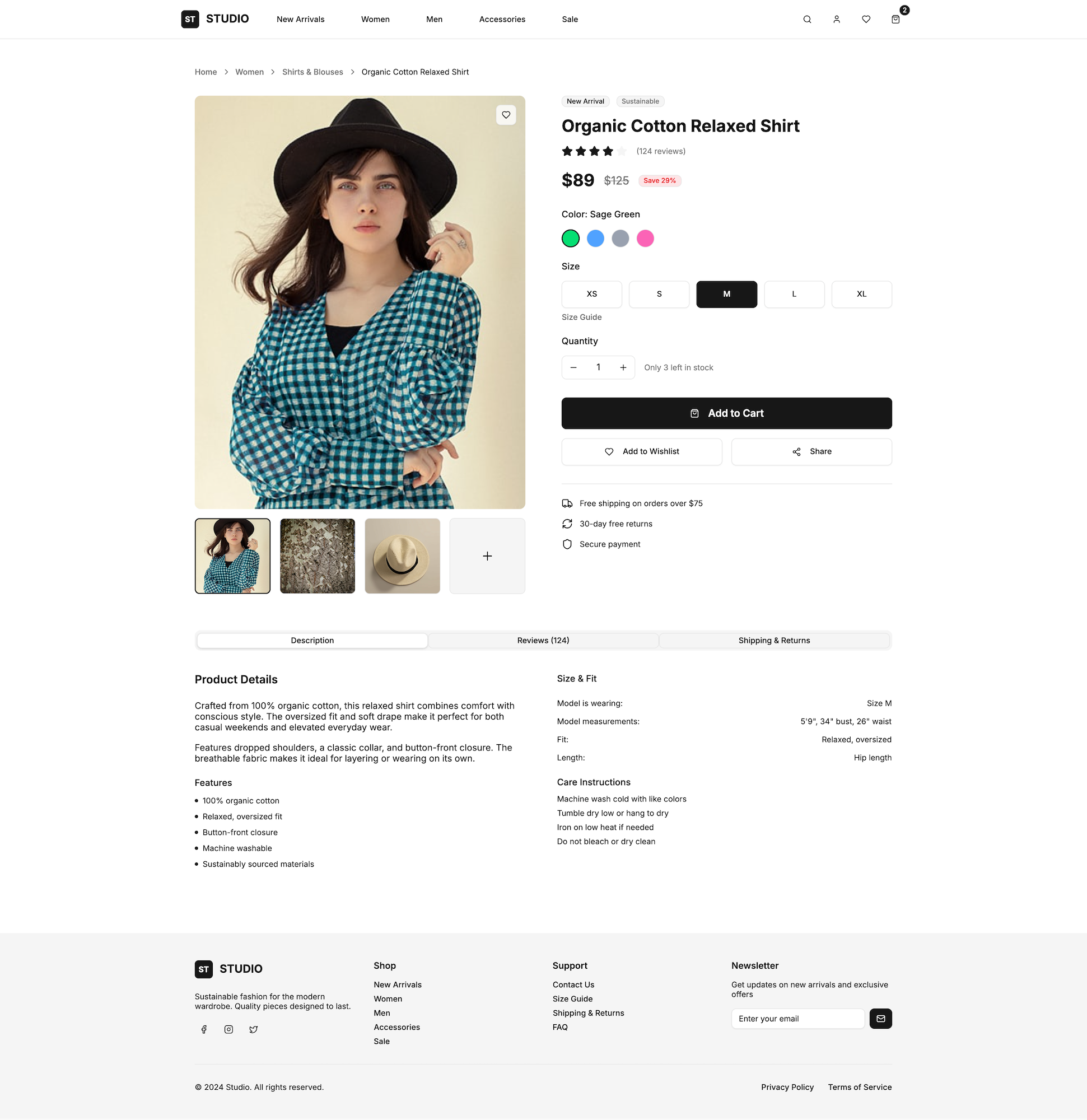 E-commerce Product Page